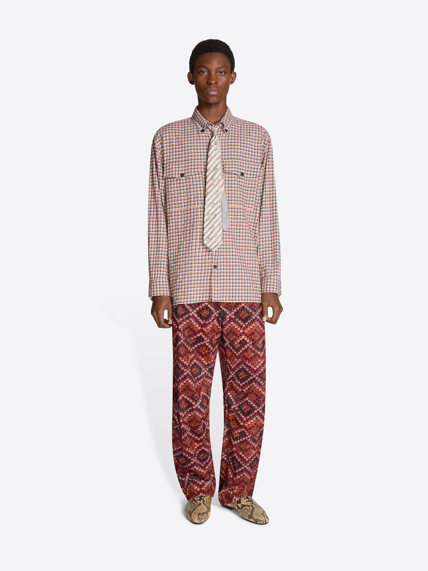 Printed Silk Tie