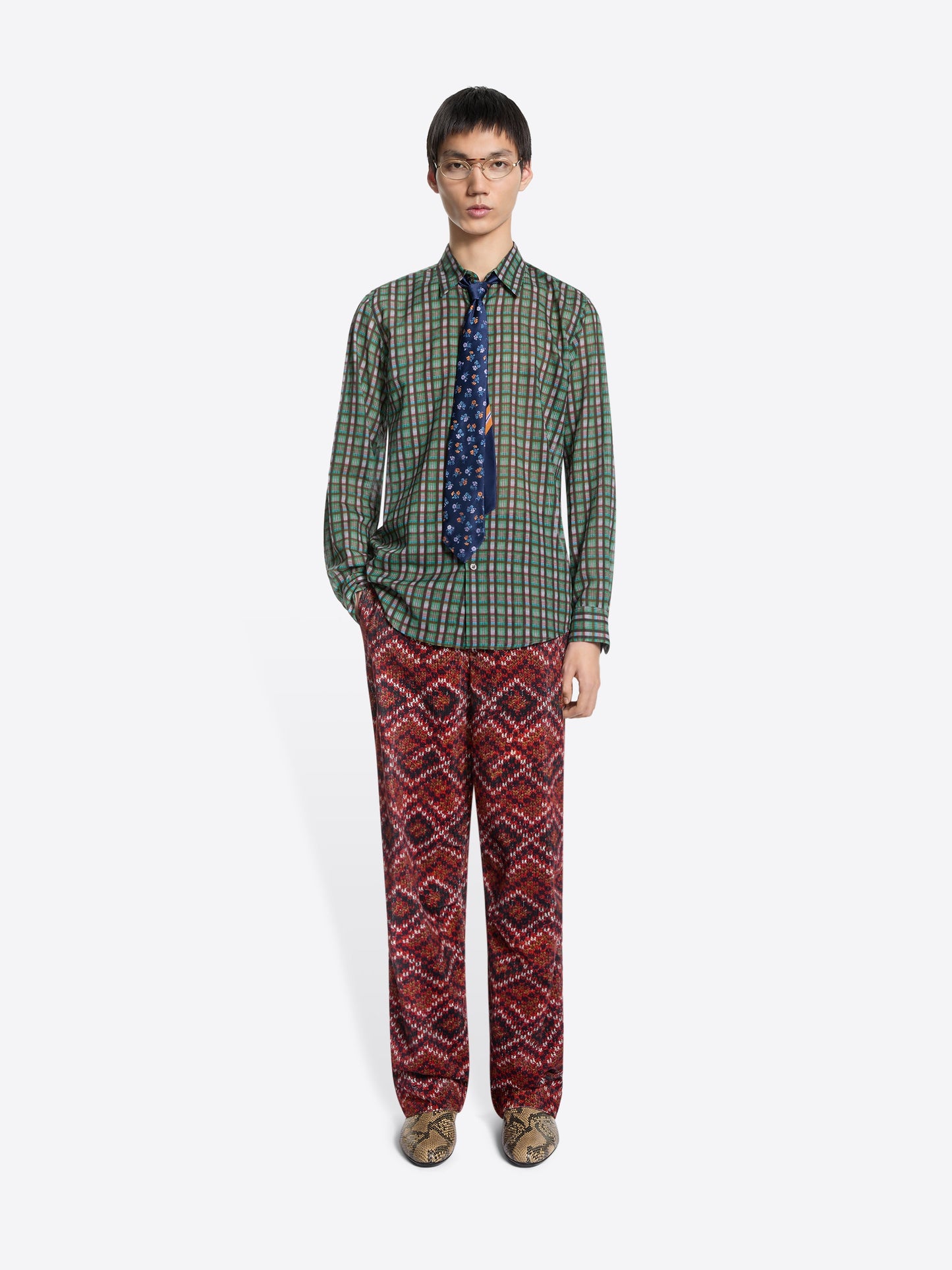 Printed Silk Tie